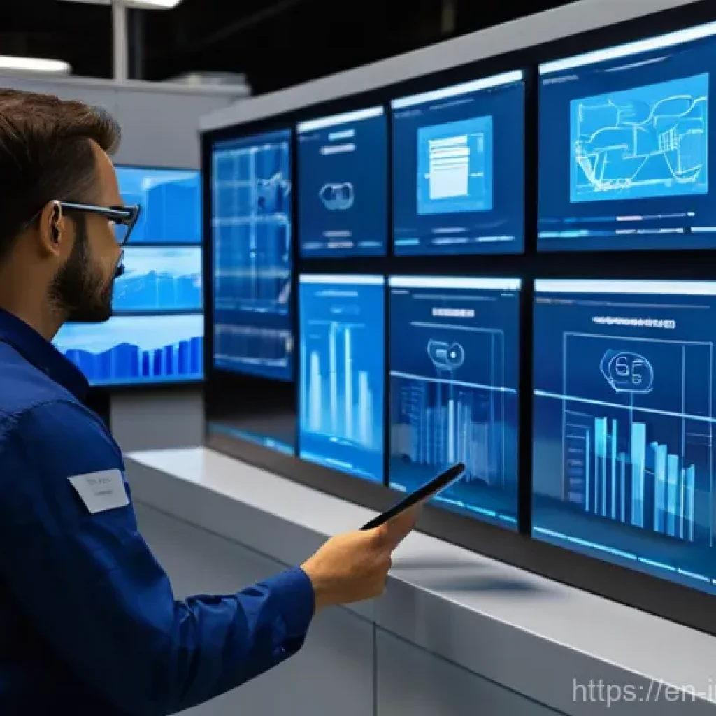 산업공학에서의 에너지 효율 최적화 - **Prompt 1: AI-Powered Smart Energy Audit in a Modern Factory Control Room**
An interior shot of...